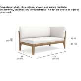 Batyline® Garden upholstered sofa Jicolapa