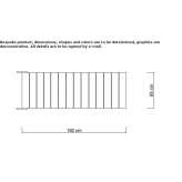 Reclining teak deckchair on wheels Kiknur