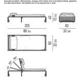 Outdoor lounger Kulykiv