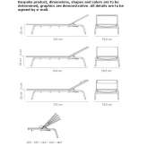 Aluminum deckchair and Batyline® Lesnovka