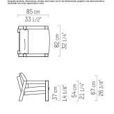 Garden armchair with armrests Gundaroo