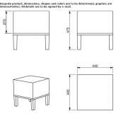 Kwadratowa pufa QM Foam Beaupre