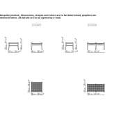 Rectangular garden footstool Topolovo