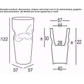 Polyethylene vase Caminata