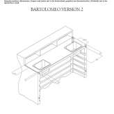 Polyethylene bar counter Uhwiesen