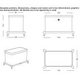 Resin garden cabinet Bellus