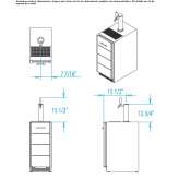 Electric outdoor kitchen made of Ipe wood Vinca