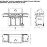 Stainless steel gas grill Skopelos