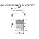 Stainless steel electric grill Tavo