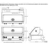 Built-in steel gas grill Bitonto