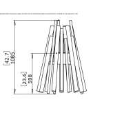 Central outdoor bioethanol fireplace Domanico