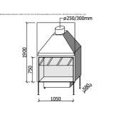 Wood-burning outdoor fireplace Hjuvik