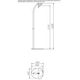 Floor-standing heating lamp made of die-cast aluminum Taebla