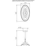 Die-cast aluminum pendant infrared heating lamp Taebla