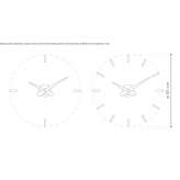 Brass and steel wall clock Codaesti