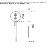 Ash pendulum clock for wall mounting Barbate