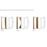 Free-standing framed children's mirror Seleus