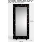 Porcelain stoneware mirror in a frame Vinces