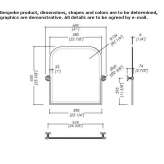 Tiltable bathroom mirror Arendonk