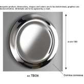 Okrągłe, szklane lustro do montażu na ścianie Segre