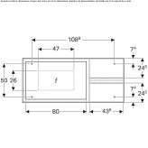 Wall-mounted bathroom mirror with integrated lighting Gardeja