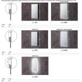 Rectangular bathroom mirror mounted on the wall Thiers