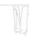 Mirror/clothes rack Andreis