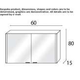 Mirror with cabinet with integrated lighting Undlose