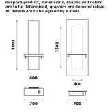 Rectangular wall mirror with integrated lighting Sahateni