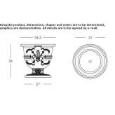 Polyethylene vase Vrasene