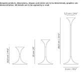 Steel candlestick Latera