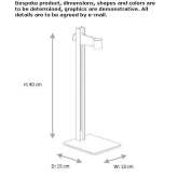 Aluminum candle holder Machali