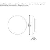 Ceramic wall decoration element Offstein