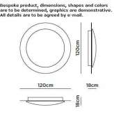 Decorative element for fiberglass walls English