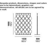 Freestanding partition wall Bykovo