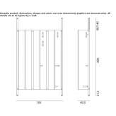 Solid wood hall module Horndal