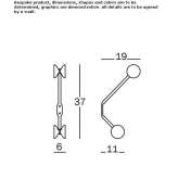 Wall mounted iron clothes rack Buhovo