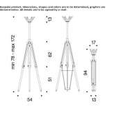 Beech wood coat stand with umbrella stand Chaffee