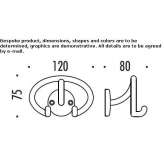 Cromall® wall hook Theillay