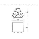 Umbrella stand made of ABS Sihuapan