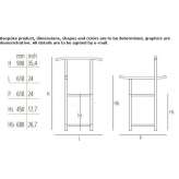 Wooden chair/parking stand Barjac