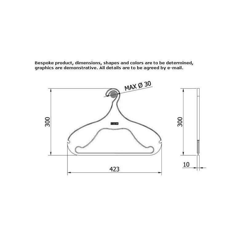 Plastic clothes hanger Kellits