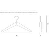 Oak clothes hanger Pulpi