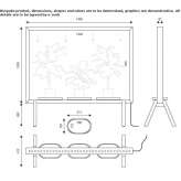 Floor screen for potted plants Lopuszno