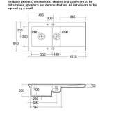 1 1/2 bowl sink with drainer Gizycko