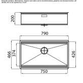 Single undermount stainless steel sink Kirovo