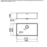 Single undermount stainless steel sink Khebda