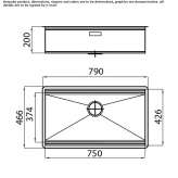 Single undermount stainless steel sink Kirovo