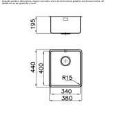 Single undermount stainless steel sink Khebda