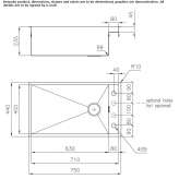 Single undermount stainless steel sink Chaltyr